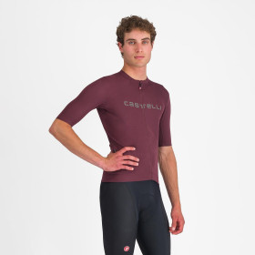 Castelli Maillot Prologo Lite manches courtes violet bordeaux