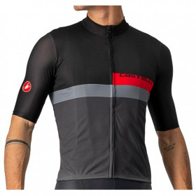 Castelli Maillot A Blocco Jersey Noir/Gris