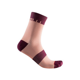 Castelli chaussettes Velocissima 12 Bordeaux