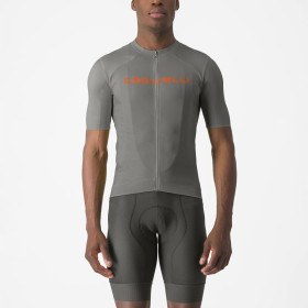Castelli Maillot Prologo Lite Gunmetal/Orange
